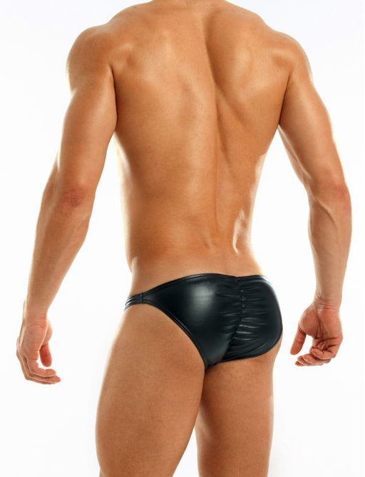 Modus Vivendi Briefs Leather Look Low Cut Tight Briefs Black 20513 15