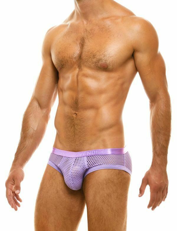 Modus Vivendi Briefs Net Trap Fishnet Semitransparent Brief Lavender 06113 49 - SexyMenUnderwear.com