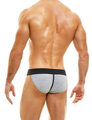 Modus Vivendi Briefs with Boost Back T-String Tanga Brief Gray 02112 - SexyMenUnderwear.com
