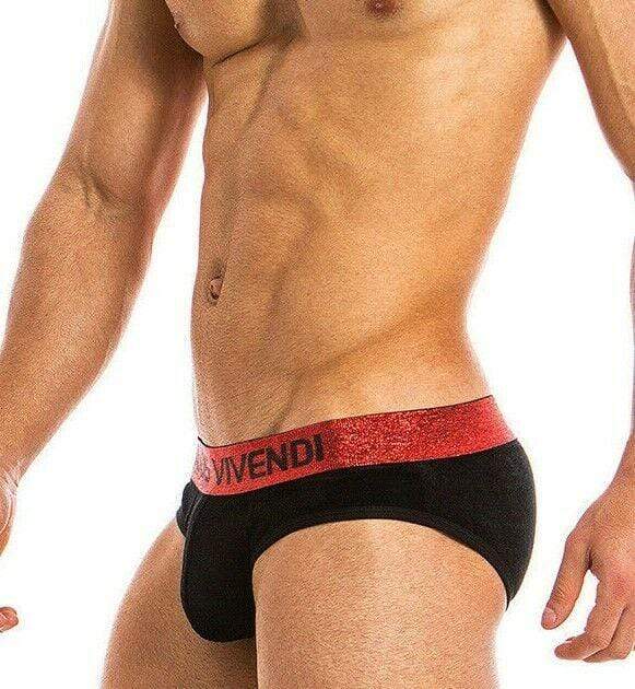 Modus Vivendi Briefs X-Lux Fashion Velvet Slip Black 19814 47 - SexyMenUnderwear.com