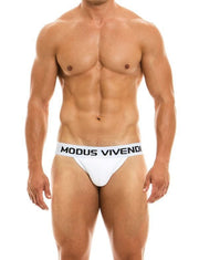 Modus Vivendi Classic Jock Made Of Superior Viscose White Jock 02911 70 - SexyMenUnderwear.com
