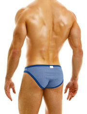 Modus Vivendi Country Low-Cut Brief Jacquard Knitted Briefs Blue 02212 - SexyMenUnderwear.com