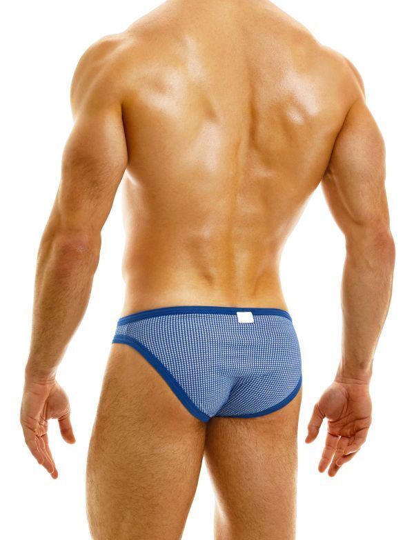 Modus Vivendi Country Low-Cut Brief Jacquard Knitted Briefs Blue 02212 - SexyMenUnderwear.com