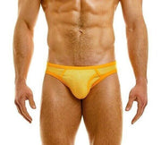Modus Vivendi Country Low-Cut Briefs Jacquard Knitted Brief Yellow 02212 - SexyMenUnderwear.com