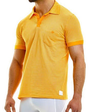 Modus Vivendi Country Shirt Knitted Soft Jacquard Pied De Poule Yellow 02241 30 - SexyMenUnderwear.com