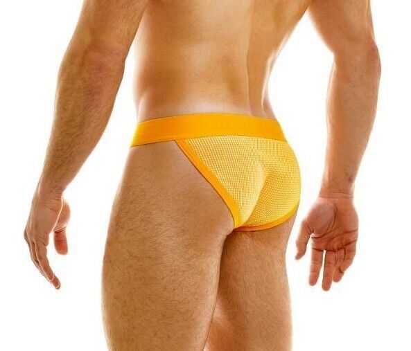 Modus Vivendi Country Stretch Tanga-Brief Knitted Jacquard Yellow 02213 - SexyMenUnderwear.com