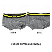 MODUS VIVENDI Cycling Long Boxer Techno Sport Silky Stretchy Grey 21821 2 - SexyMenUnderwear.com