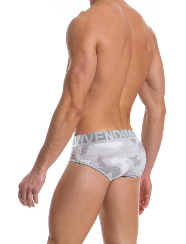 Modus Vivendi Desert Camouflage Briefs Soft Cotton Grey Brief 11714-1 - SexyMenUnderwear.com
