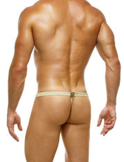Modus Vivendi Exclusive Golden Thong Lurex & Spandex Yarns 22218 35 - SexyMenUnderwear.com