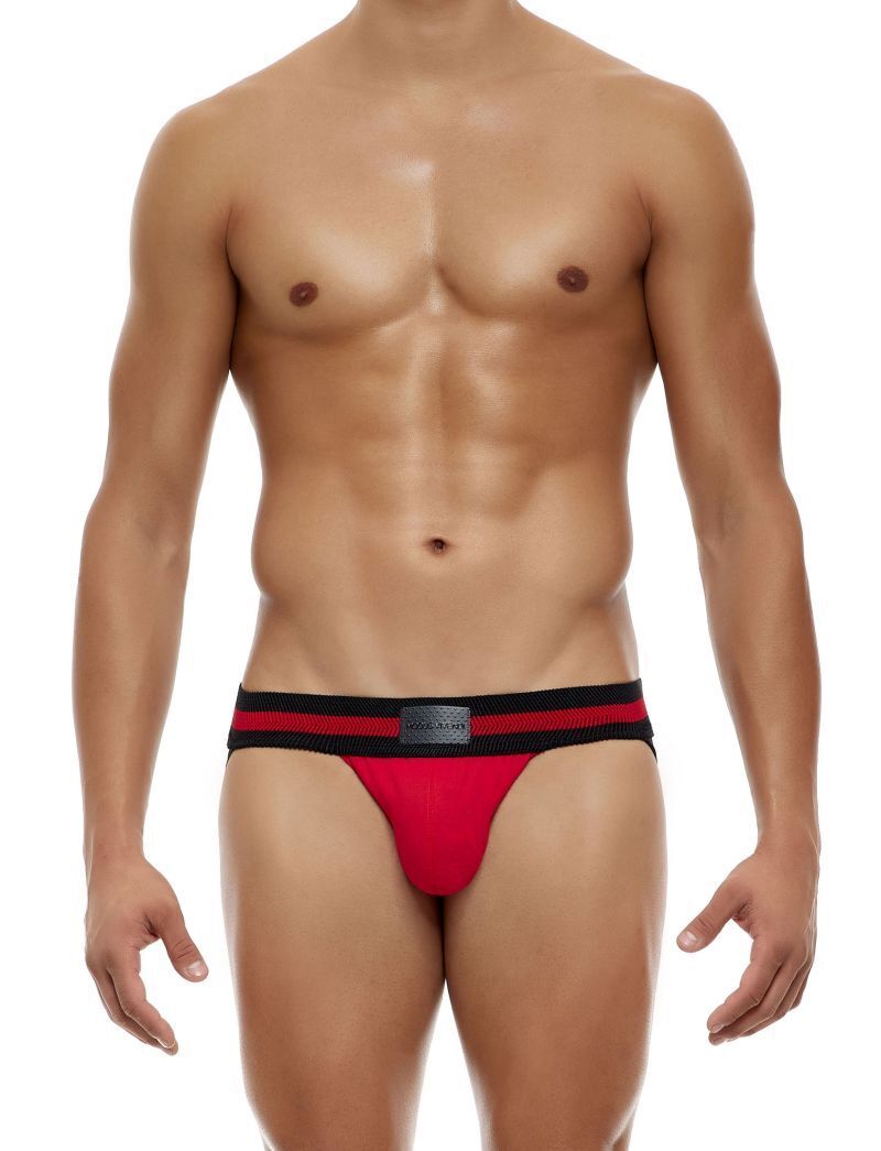 Modus Vivendi Exclusive Jockstrap Knitted Cotton Roomy Pouch Red Jock 24218 - SexyMenUnderwear.com