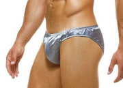 Modus Vivendi Host Satin Briefs Chic Tight Fit Woven Brief Grey 03215 74 - SexyMenUnderwear.com