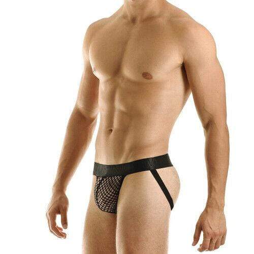 Modus Vivendi Jock Sexy French Jockstrap C-Throught Black 07712 14 - SexyMenUnderwear.com