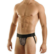Modus Vivendi Jock Sexy French Jockstrap C-Throught Black 07712 14 - SexyMenUnderwear.com