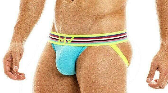 Modus Vivendi Jocks Peace Men's Jockstrap Homme Aqua 04011 28 - SexyMenUnderwear.com