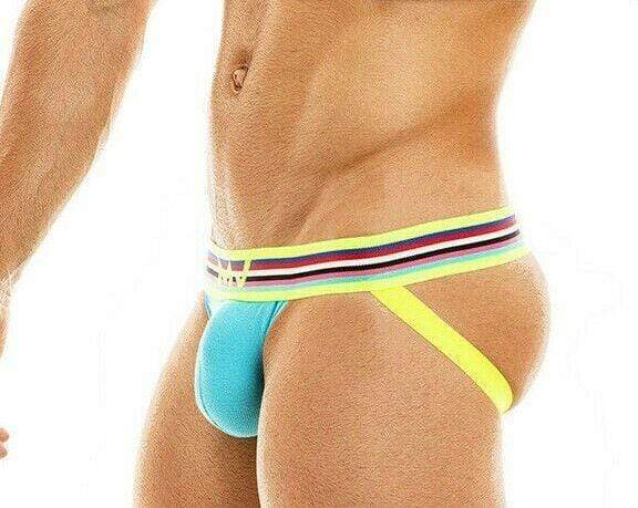 Modus Vivendi Jocks Peace Men's Jockstrap Homme Aqua 04011 28 - SexyMenUnderwear.com