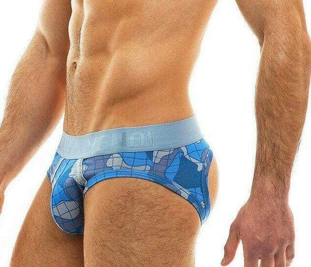 Modus Vivendi Jockstrap Backless Trapped BottomLess Camo Jock Blue 11014 3 - SexyMenUnderwear.com