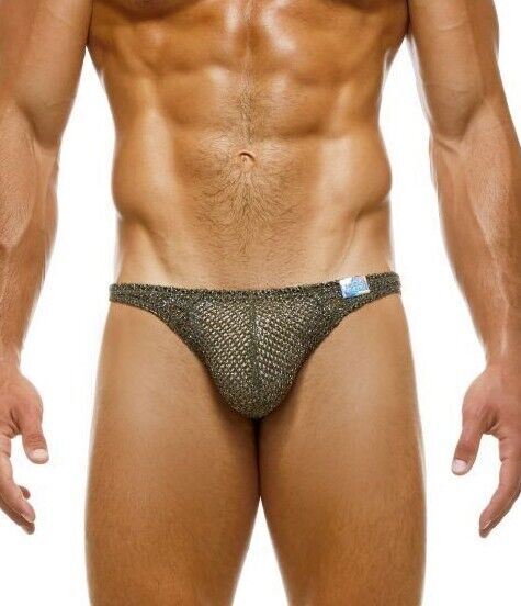 Modus Vivendi Knight Low-Cut Brief Knitted Chic Cotton Briefs Khaki 05214 41 - SexyMenUnderwear.com