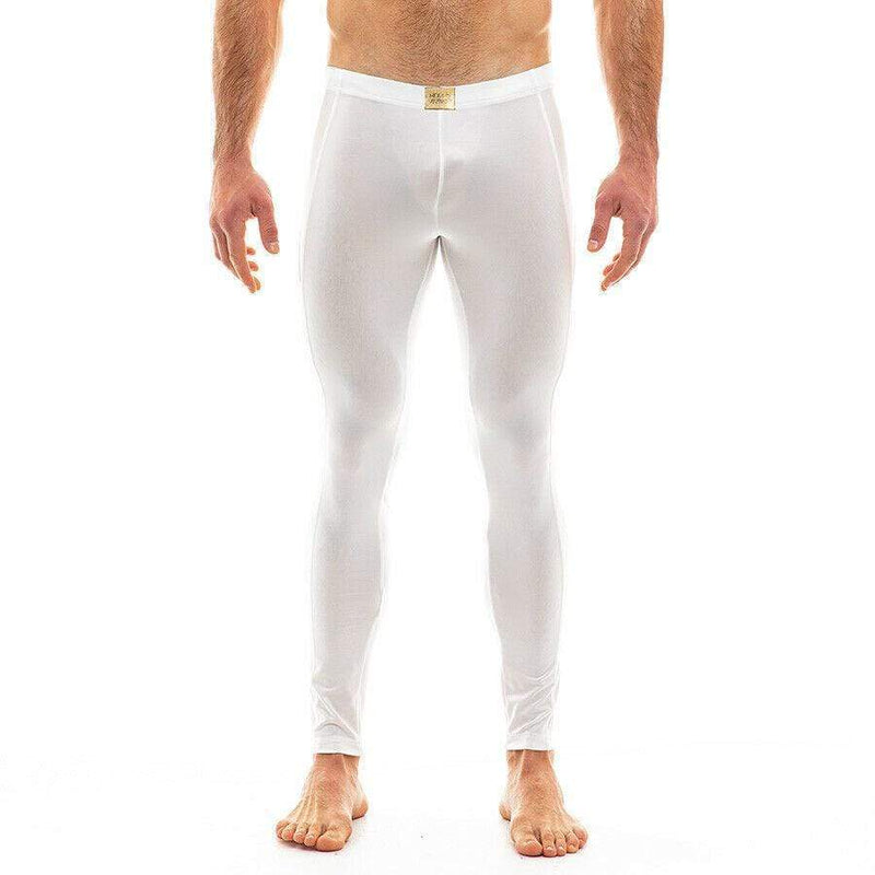 Modus Vivendi Legging Meggings ERMIS Athletic And Luxury Feel 03062 White 11 - SexyMenUnderwear.com