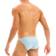 Modus Vivendi Low-Cut Brief Vegan Suede Extra Soft Light Blue 13911 32 - SexyMenUnderwear.com