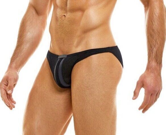 Modus Vivendi Low-Cut Brief V.Fluid Elegant Briefs Black Feel Velvet 10112 3A - SexyMenUnderwear.com
