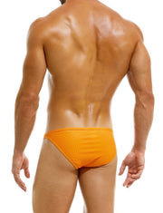 Modus Vivendi Low-Cut Swim Briefs Cyclops Regular Fit Swimwear Yellow AS2211 - SexyMenUnderwear.com