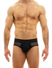 Modus Vivendi Low-Rise Briefs Tiffany's Velvet Elegant Black Brief 12014 29 - SexyMenUnderwear.com
