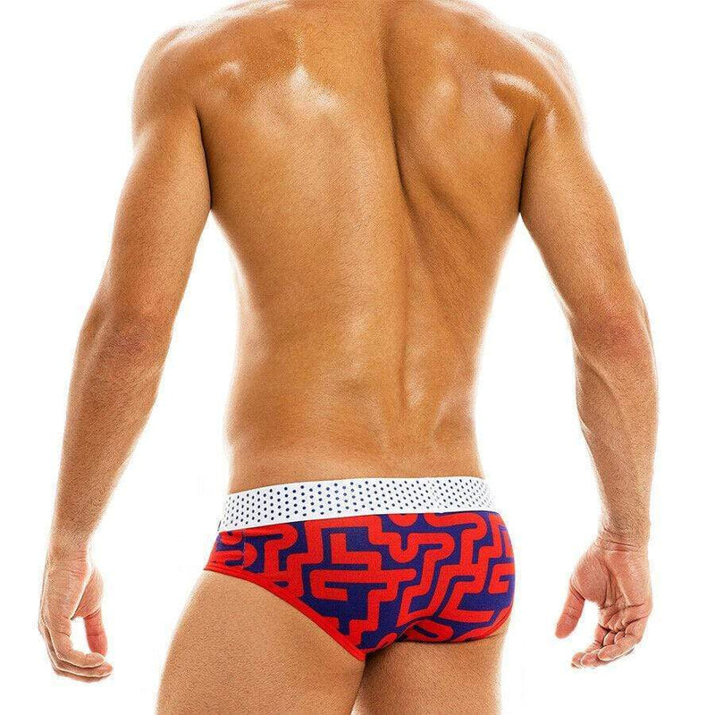 Modus Vivendi Modus Vivendi Briefs Labyrinth Sexy Brief Slip Lingerie Pour Homme Red 06014 54