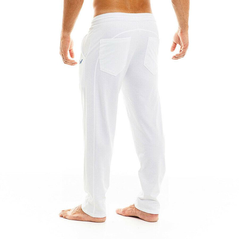Modus Vivendi Pants Loungewear Sporty Streetwear Peace Pants White 04062 65 - SexyMenUnderwear.com