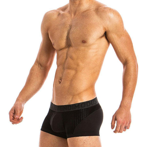 Modus Vivendi Solid Cotton Perforated Mesh Modus Vivendi Boxer Wolf Black 18821 69