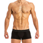 Modus Vivendi Solid Cotton Perforated Mesh Modus Vivendi Boxer Wolf Black 18821 69