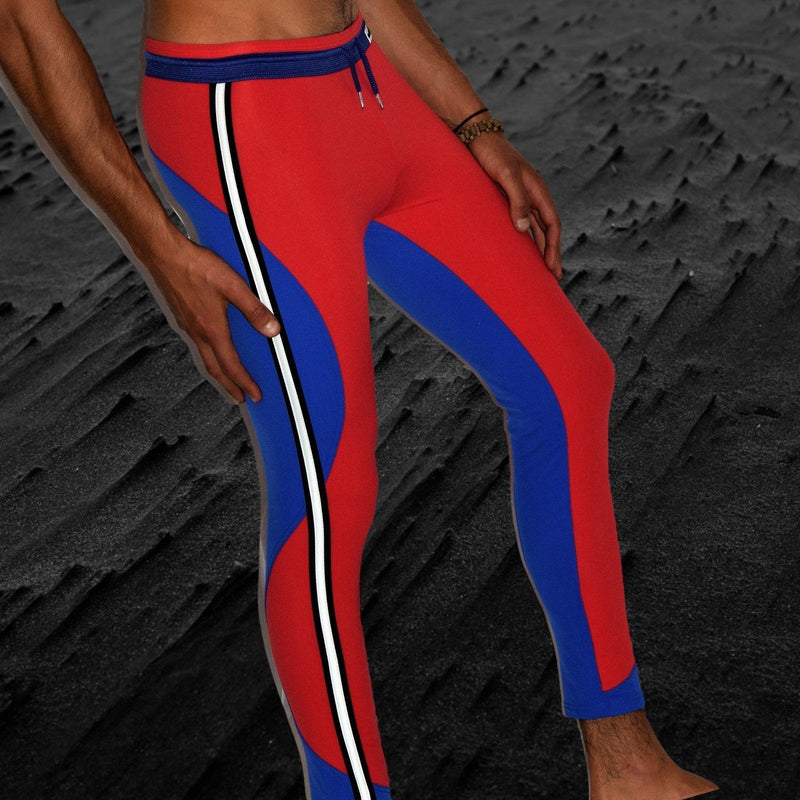 Modus Vivendi Surreal Legging Salvador Dali Inspiration Red-Blue 12761 9 - SexyMenUnderwear.com