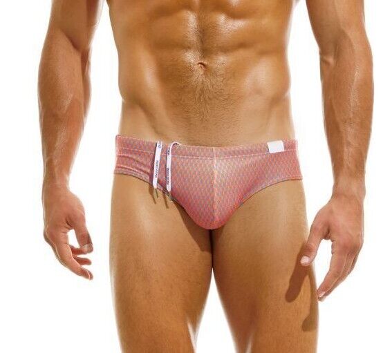Modus Vivendi Swim-Briefs Cyclops Regular Clasic Fit Swimwear Orange AS2213 - SexyMenUnderwear.com