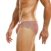 Modus Vivendi Swim-Briefs Cyclops Regular Clasic Fit Swimwear Orange AS2213 - SexyMenUnderwear.com