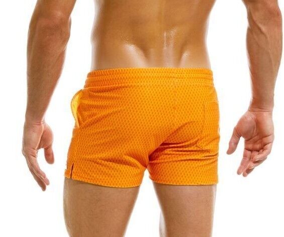 Modus Vivendi Swim-Shorts Cyclops Full Lining Low-Rise Swimwear Yellow AS2231 - SexyMenUnderwear.com