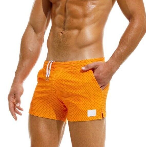 Modus Vivendi Swim-Shorts Cyclops Full Lining Low-Rise Swimwear Yellow AS2231 - SexyMenUnderwear.com