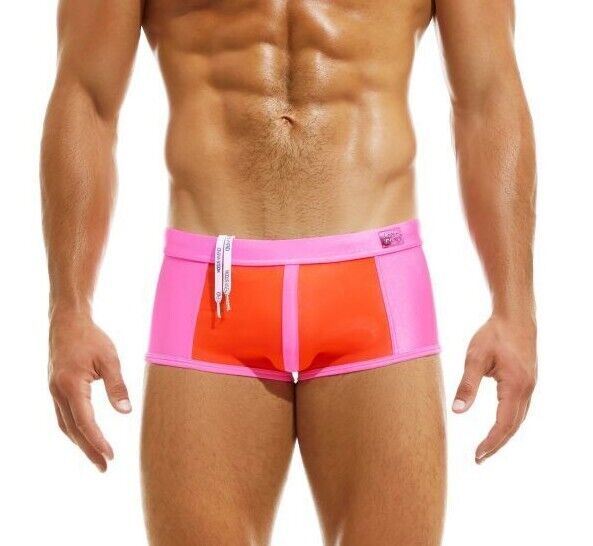Modus Vivendi Swim Trunk Stardust Transparent Muslin Swimwear Orange FS2221 67 - SexyMenUnderwear.com