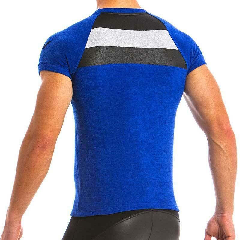 Modus Vivendi T-Shirt Bull Sweat Mens Quality Sport Top Blue 12841 32 - SexyMenUnderwear.com