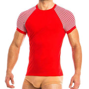 Modus Vivendi T-shirt Marine Top Quality Chandail Cotton Red 10841 18A - SexyMenUnderwear.com