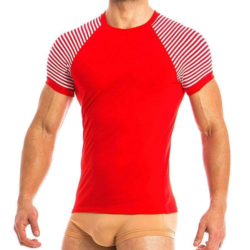 Modus Vivendi T-shirt Marine Top Quality Chandail Cotton Red 10841 18A - SexyMenUnderwear.com
