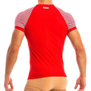 Modus Vivendi T-shirt Marine Top Quality Chandail Cotton Red 10841 18A - SexyMenUnderwear.com