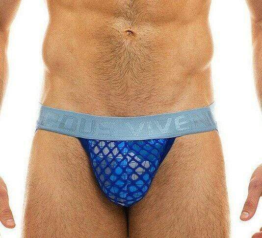 Modus Vivendi Tanga-Brief 2020 Camo Fishnet Tangas Slip Combo Blue 11012-1 3 - SexyMenUnderwear.com