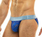 Modus Vivendi Tanga-Brief 2020 Camo Fishnet Tangas Slip Combo Blue 11012-1 3 - SexyMenUnderwear.com