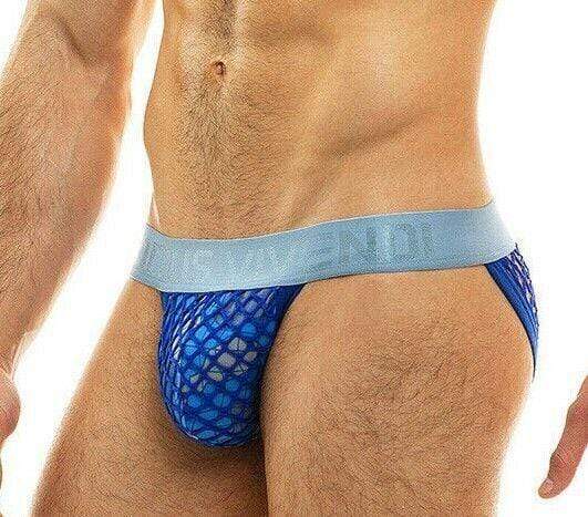 Modus Vivendi Tanga-Brief 2020 Camo Fishnet Tangas Slip Combo Blue 11012-1 3 - SexyMenUnderwear.com
