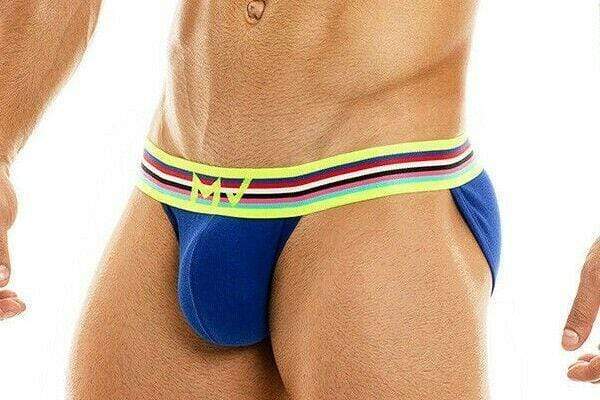 Modus Vivendi Tanga Brief Peace Collection Cotton Briefs Blue 04012 28 - SexyMenUnderwear.com