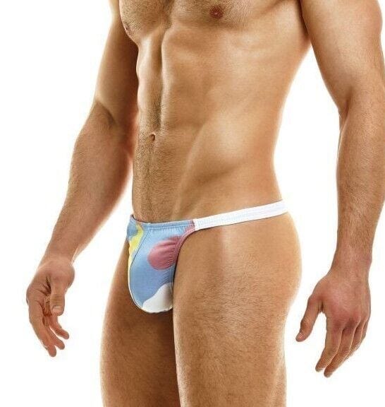 MODUS VIVENDI Thong Camouflage With Roomy Pouch Soft and Smooth Camo White 12 - SexyMenUnderwear.com