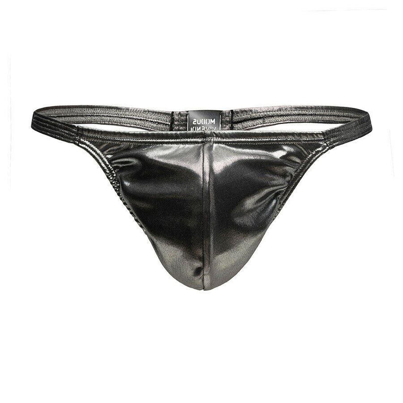 Modus Vivendi Thongs Mania King Cheetah Metal Silver Thong 13116 70 - SexyMenUnderwear.com