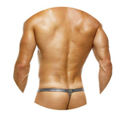 Modus Vivendi Thongs Mania King Cheetah Metal Silver Thong 13116 70 - SexyMenUnderwear.com