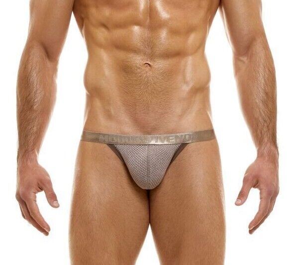 Modus Vivendi Unexpected Tanga-Brief Knitted Shiny Camel Brown 12115 58 - SexyMenUnderwear.com