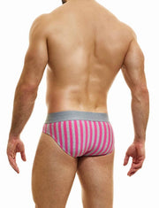 Modus Vivendi X-Retro Briefs Exclusive Ecofriendly Cotton Fabric Fushia 24220 - SexyMenUnderwear.com