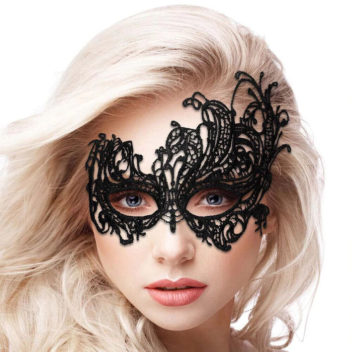 Ouch! Royal Lace Mask in Black